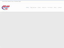 Tablet Screenshot of biplanefunflights.com